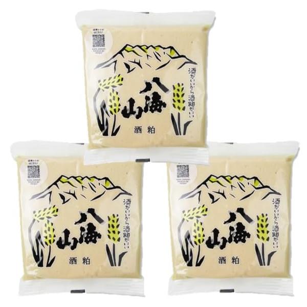 清酒八海山 国産 ねり酒粕 300g×3袋