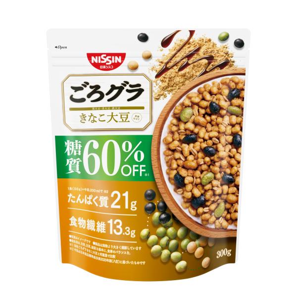 他サイト： 日清シスコ ごろグラ 糖質60%オフ きなこ大豆 300g×6袋の商品画像