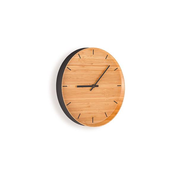 時計 TEORI 竹のウォールクロック WALL CLOCK ナチュラル ウレタン塗装仕上げ 木製 竹製 天然木 壁掛け 時計 リビング国産 日本製