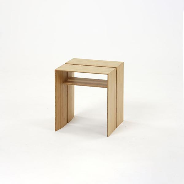 椅子 TEORI 竹のスツール SLIT STOOL シンプル 天然木 木目 木製 ナチュラル テオリ 国産 日本製