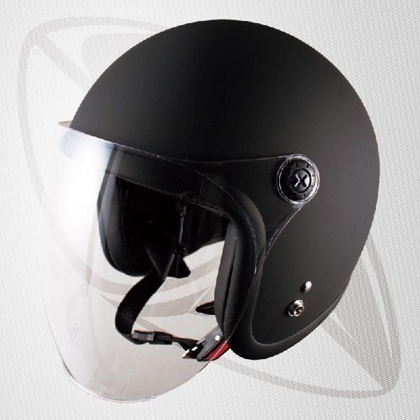 ジェットヘルメット マットブラック bjl65sr ジェットヘル SG規格 送料
