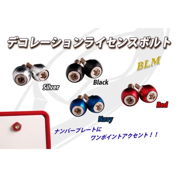 デコレーション ナンバーボルト（blm) 2個セット