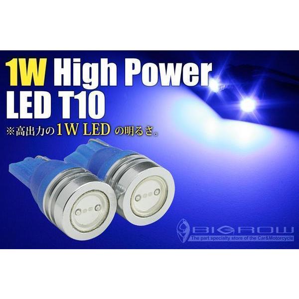 LED T10 1w 青 86 ナンバー灯 2球set（送料無料）