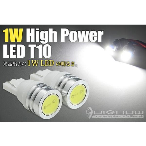 LED T10 1w 白 パッソ・ルーミー ナンバー灯 2球set（送料無料）