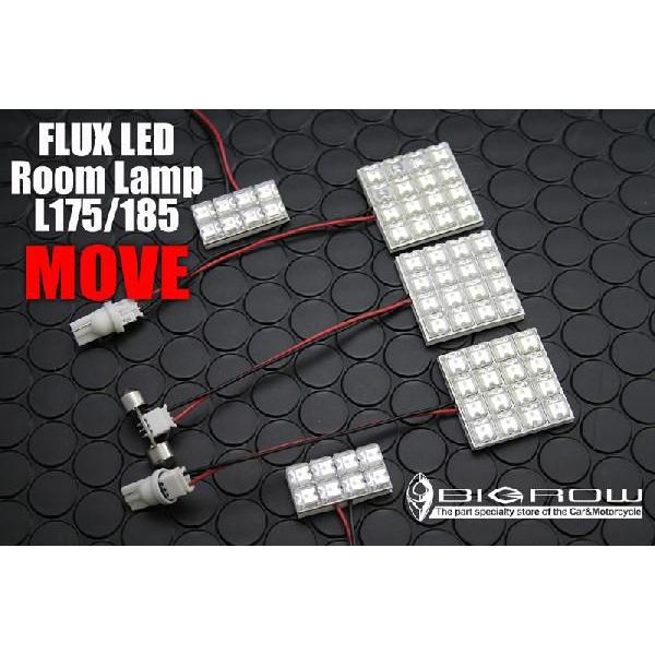 LEDルームランプキット L175 185 MOVE ムーブ 高輝度Flux 送料無料
