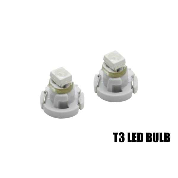LED T3 (ブルー）青 エルグランド E51/E52 メーター球（送料無料）