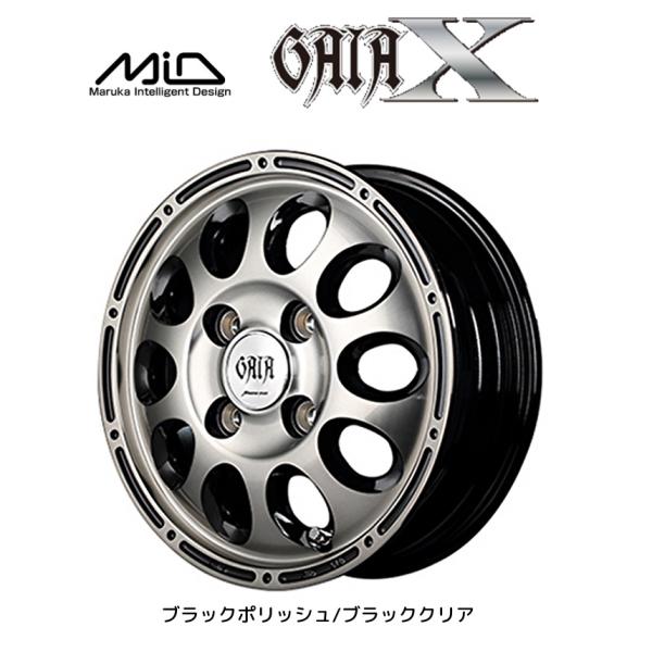 マルカサービス MiD GAIA X ガイヤクロス 軽トラック 軽バン 4.0J-12 +
