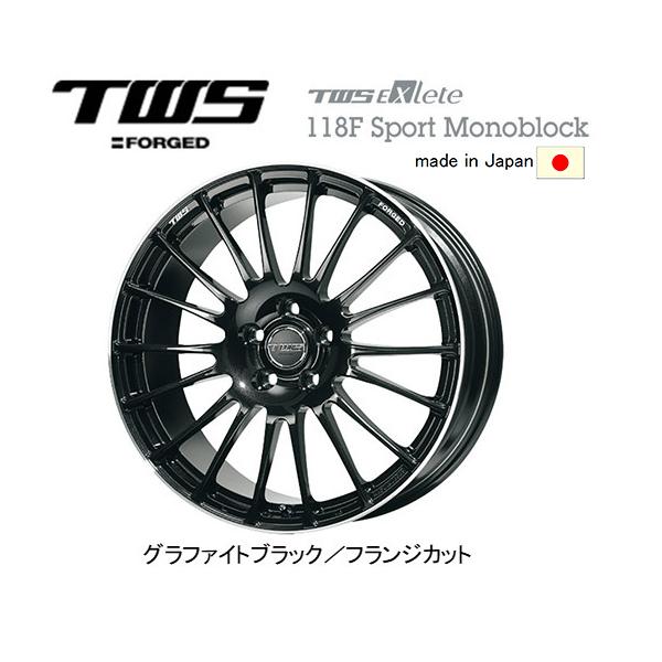 TWS Exlete 118F Sport Monoblock 118Gt X|[c mubN 9.0J-19 +47 5H112 Ot@CgubN/tWJbg { S{SET 