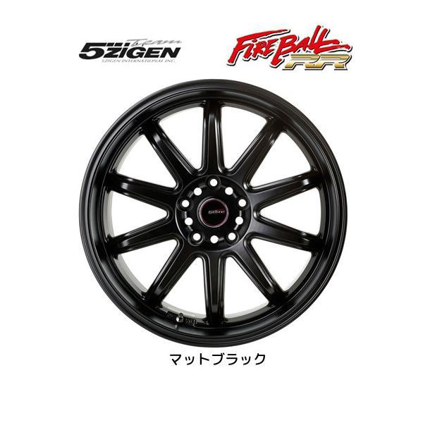 5ZIGEN FIREBALL RR 17インチ ホイール 3本セット 5ZIGEN 5ZIGEN FIREBALL RR ファイヤーボール ダブルアール 9.0J-17 +