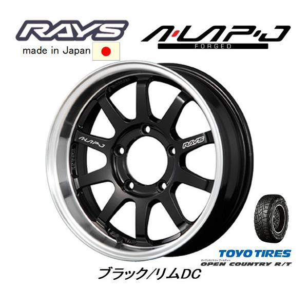 RAYS レイズ A LAP-J ジムニーシエラ 6.0J-16 +5 5H139.7 ブラック