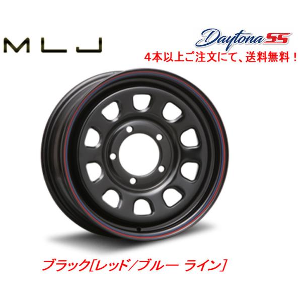 MLJ DAYTONA SS fCgi GXGX Wj[ VG 6.0J-15 ±0 5H139.7 ubN (RED/BLUE C) S{ȏゲɂđ