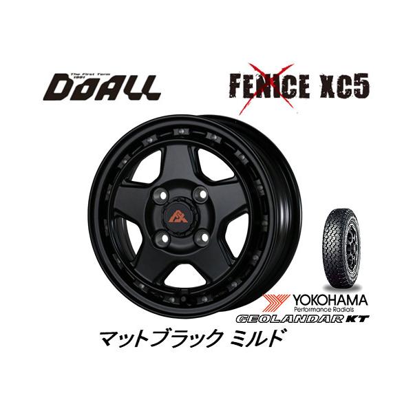 ドゥオール DOALL Fenice X XC5 軽トラック 軽バン 4.0J-12 +43 4H100