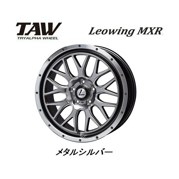 gCAt@ TAW Leowing MXR IECO GNX fJD5 7.5J-18 +38 5H114.3 ^Vo[ ȂS{Zbg 