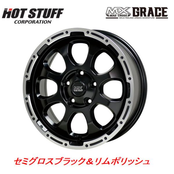 195/80R15 ４本セット　ホットスタッフ　マットクロスグレイス bigrun-ichige-store_mad-cross-