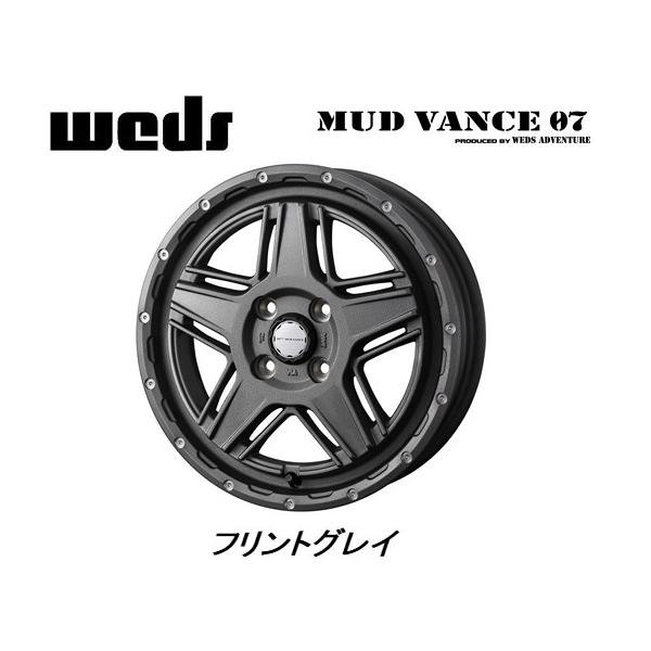 WEDS MUDVANCE 07 EFbY }bh@X [Zu y 4.5J-14 +45 4H100 tgOC ȂS{SET 