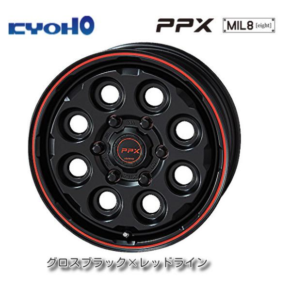 【美品】共豊 PPX MIL8 15インチ ２枚※本文取引条件必読 楽天市場】KYOHO ホイール by AME PPX MIL:8 15インチ 4.5J イン