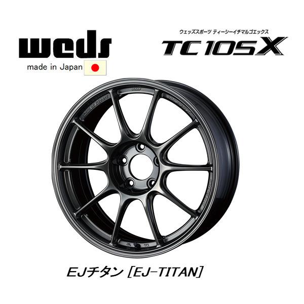 WedsSport EFbYX|[c TC105X 9.5J-18 +10/+25/+35/+45 5H114.3 EJ-TITAN EJ`^ { S{SET 