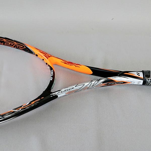 Flr7v 814 部活応援サーティーセブン テニス ヨネックス ソフトテニスラケット 前衛 ｆ レーザー７ｖ サイバーオレンジ 19年度新作 日本未入荷