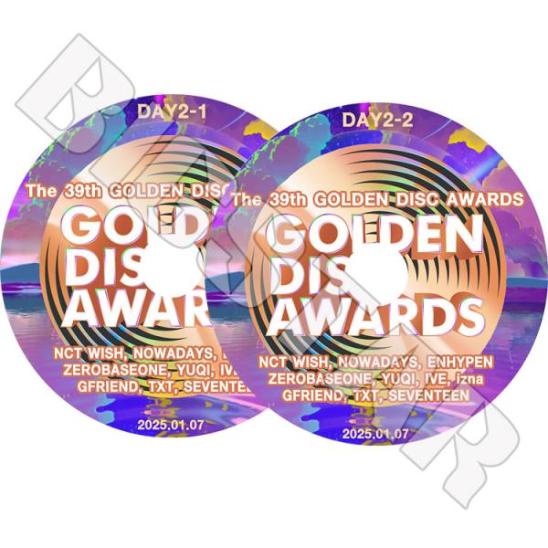K-POP アイドル 3枚セット K-POP DVD 2025 39th Golden Disk Awards 2DAY 2枚Set 2025.01