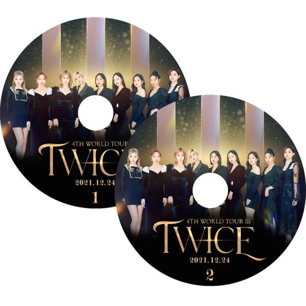K-POP DVD TWICE 4TH WORLD TOURIII 2枚SET 2021.12.24 トゥワイス KPOP DVD