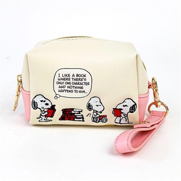 スヌーピー ミニミニポーチ ブック刺しゅう Spz 1809 177 ビッグスターネットショップ 通販 Yahoo ショッピング