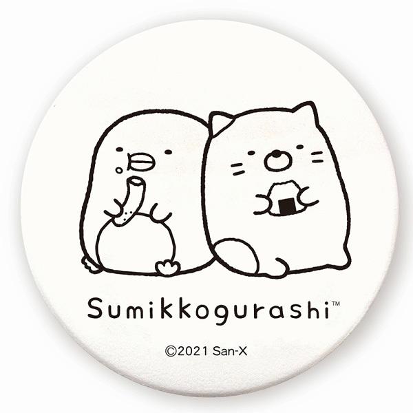 San-X すみっコぐらし ぬりえ缶バッジ(大) ぺんぎん?&ねこ San-X すみっコぐらし ぬりえ缶バッジ(大) ぺんぎん?&ねこ