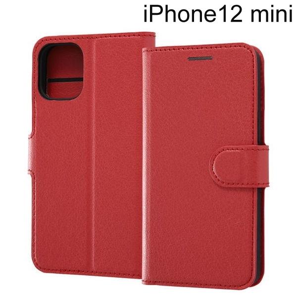 Iphone 12 Mini 5 4インチ 専用 耐衝撃 手帳型ケース シンプル マグネット レッド Rt P26elc1 R 230 9373 ビッグスターネットショップ 通販 Yahoo ショッピング