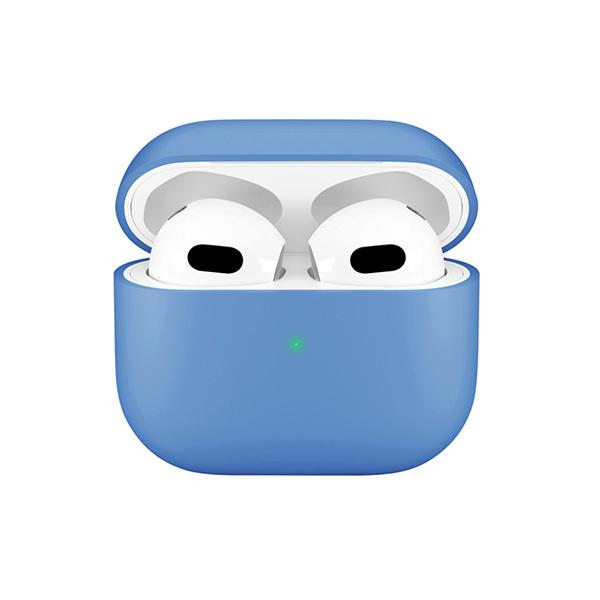 AirPods ��3����p �R�ۃV���R���P�[�X �u���[ PG-AP3SL04BL