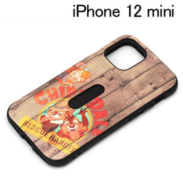 ディズニーiPhone 12 mini用 タフポケットケース チップとデールの大作戦 PG-DPT20F07CPD (メール便送料無料)