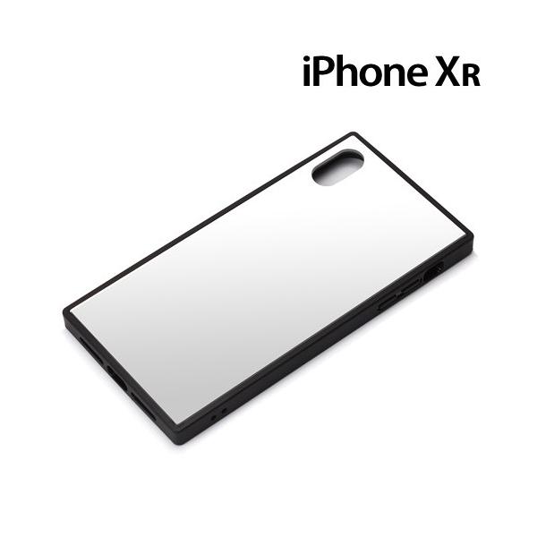 �� iPhoneXR (6.1�C���`) ��p �K���X�n�C�u���b�h�P�[�X �V���o�[�@PG-18YGT02SV(���[���֑�������)