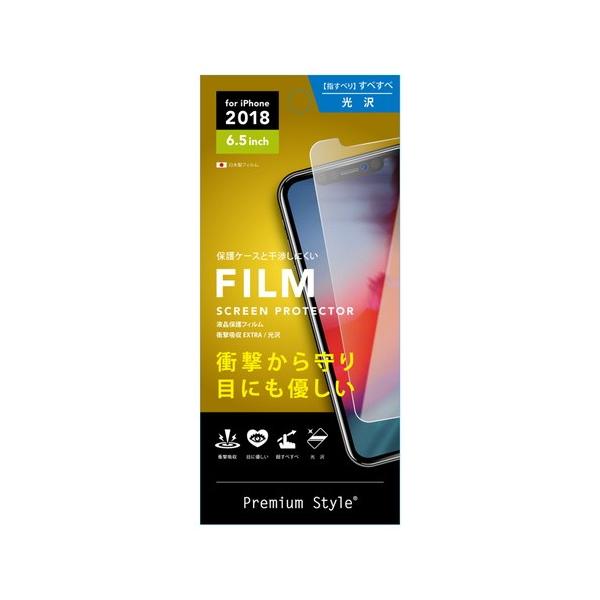 �� iPhoneXS Max (6.5�C���`) ��p �t���ی�t�B���� �Ռ��z��EXTRA ����@PG-18ZSF05(���[���֑�������)