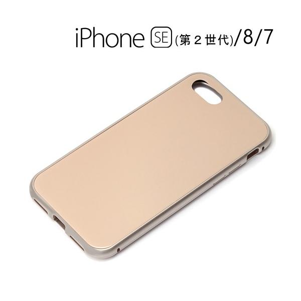 □ iPhone SE（第2世代） iPhone8 iPhone7 (4.7インチ) 専用 360度フルカバーケース ゴールド　PG-20MFC03GD (メール便送料無料)