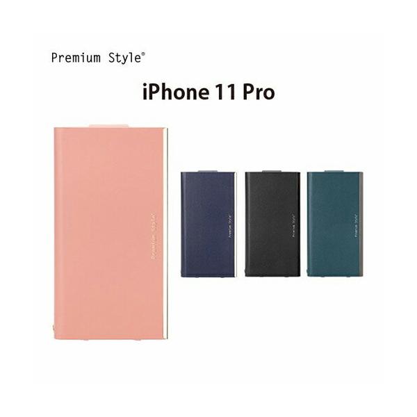 �� iPhone11 Pro (5.8�C���`) PU���U�[�t���b�v�J�o�[�@PG-19AFP20PK/PG-19AFP21NV/PG-19AFP22BK/PG-19AFP23BL (���[���֑�������)