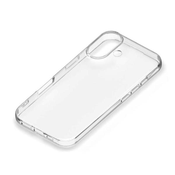 iPhone 16用 クリアソフトケース クリア PG-24ATP01CL(メール便送料無料)