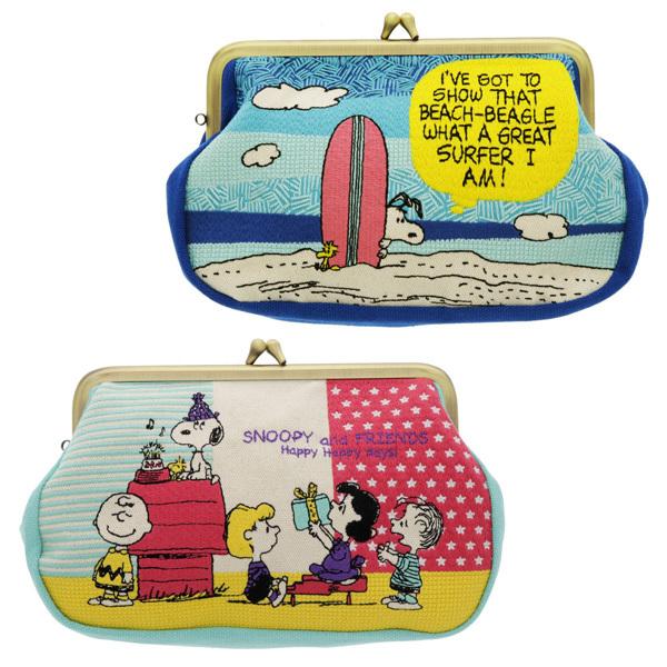 スヌーピー 畳み刺繍ポーチ がま口 S S 367 Mctsn ビッグスターネットショップ 通販 Yahoo ショッピング