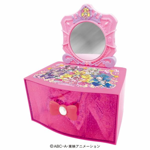 ★メール便不可商品★※メール便を選択された場合は宅配便に変更（送料も変更）して発送します(C) ABC-A・東映アニメーション☆お子様へのプレゼントにぴったりなお菓子詰め合わせギフト☆プラスチック製のドレッサーです。手鏡は取り外しができます...