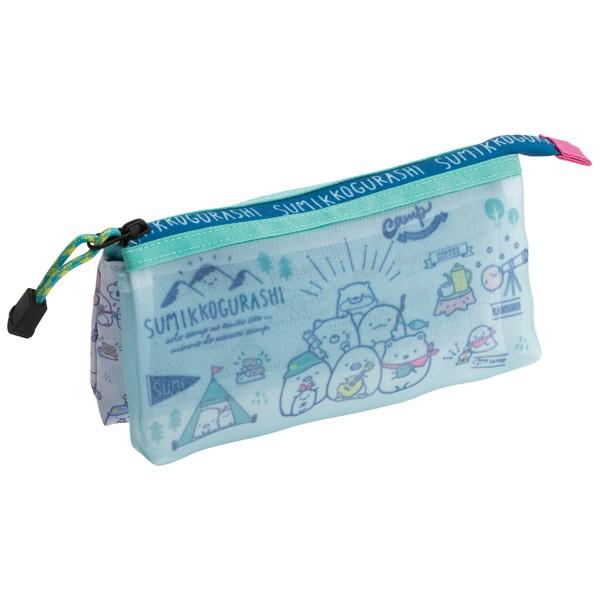 すみっコぐらし かわうそとすみっコキャンプテーマ スリーポケットペンポーチ Py101 52 ビッグスターネットショップ 通販 Yahoo ショッピング