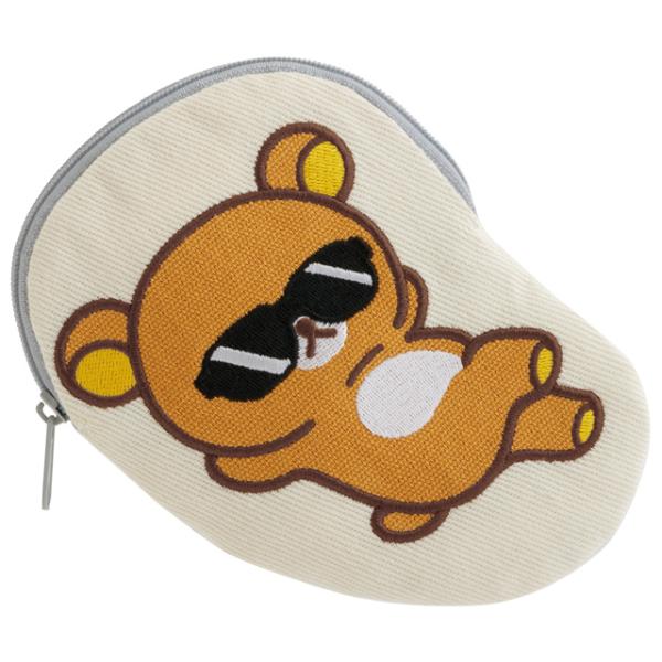 (10月上旬〜中旬入荷)リラックマ リラックマとアワワネコテーマ ダイカットポーチ　CA93201