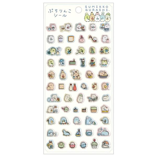 (10月中旬〜下旬入荷)すみっコぐらし キャラミックス ぷちりんこシリーズ ぷちりんこシール　SE76402