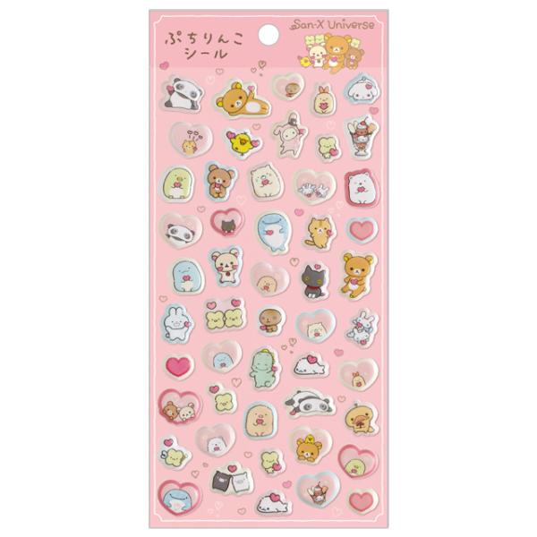 サンエックスユニバース ハートテーマ キャラミックス ぷちりんこシリーズ ぷちりんこシール　SE76403