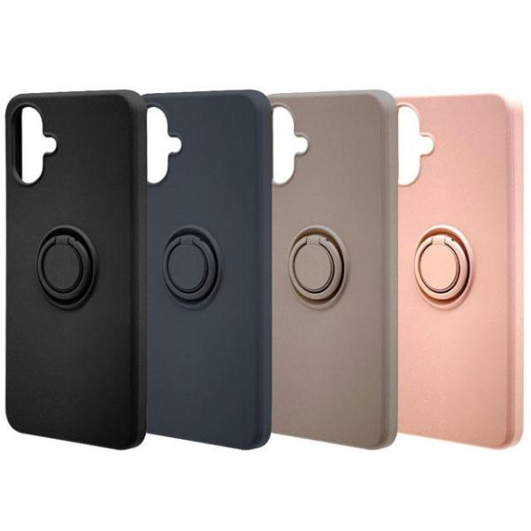 ラスタバナナ Galaxy A25 5G TPUリングケース 8730GA25TPRBK/8731GA25TPRNV/8732GA25TPRTA/8733GA25TPRSPK
