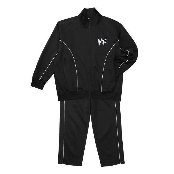 STARDOM ジャージセット L ブラック/ホワイト 大きいサイズ メンズ STARDOM×SOUL SPORTS H.A.T.E長袖ジャージセット