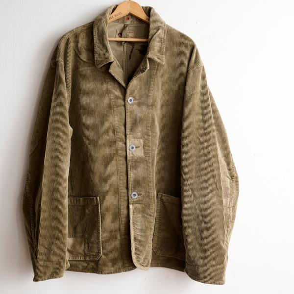 ナイジェルケーボン　コーデュロイ　M ナイジェルケーボン コーデュロイジャケット ブラックsize52 XL