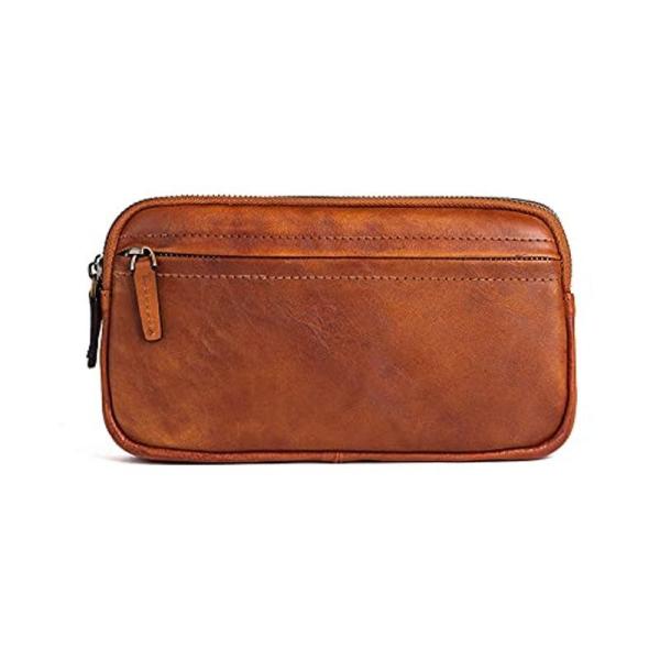 Whatna 2way天 然 牛革 ミニセカンドバッグ メンズ クラッチ バッグ小きめ本革 防水 耐磨耗 2室仕切 結婚式 披露宴 バッグ Century21sgr Com