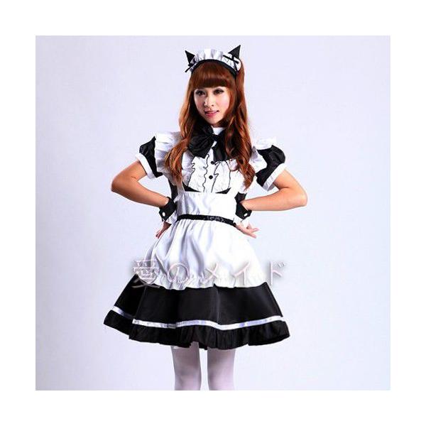 メイド服 コスプレ 衣装 ゴシック系メイド服 コスチューム ネコ頭飾り付き 喫茶店メイド服 Zy010 Buyee Buyee บร การต วกลางจากญ ป น ซ อจากประเทศญ ป น