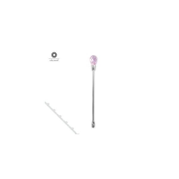 ネイル ジェルネイルスティック♪スプーン型☆ 商品紹介ネイル ジェルネイルスティック♪スプーン型☆ピンクジュエル ★ジェルを撹拌する際の便利アイテム★持ち手部分にピンクまたはクリアのジュエル付きで、持ちやすくなっています。 サイズ・規格 ス...