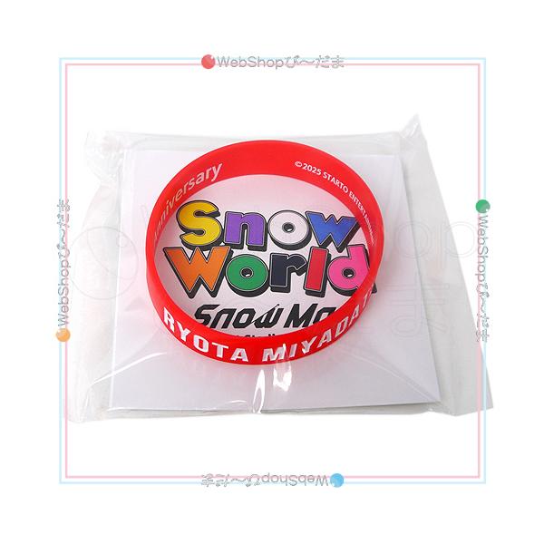 ☆Snow Man 1st Stadium Live Snow World ラバーバンド 宮舘涼太◇新品