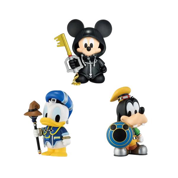 ★一番くじ KINGDOM HEARTS -25th Anniversary- C賞 デスクトップフィギュア 全3種セット◆新品Ns