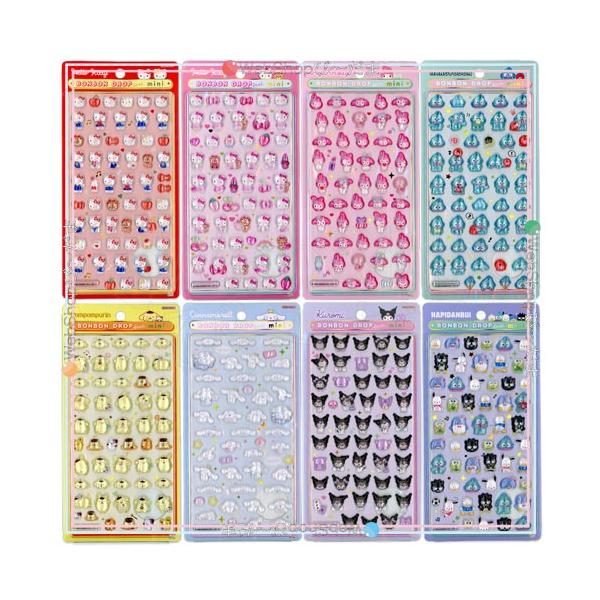 サンスター文具 ボンボンドロップシールmini サンリオキャラクターズ