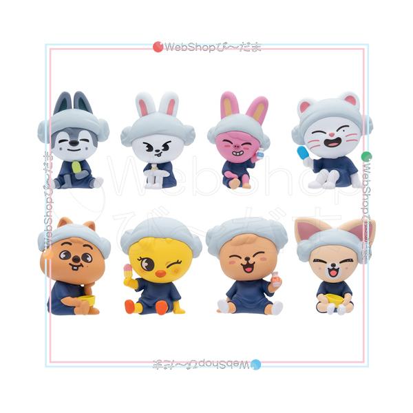StrayKids スキズ SKZOO サウナ フィギュア ガチャ コンプリート BANDAI（バンダイ） Stray Kids SKZOO サウナフィギュア 全8種セット